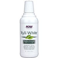 XyliWhite Mouthwash with Xylitol, 16 oz, NOW Foods