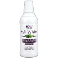 Xyliwhite Neem & Tea Tree Mouthwash - Mint, 16 oz, NOW Foods