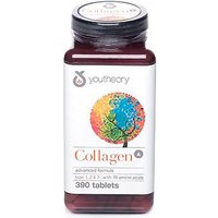 Youtheory Collagen Advanced Formula, Collagen Type 1, 2 & 3 with 18 Amino Acids, 390 Tablets