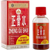 Yulin Zheng Gu Shui External Analgesic Lotion, Sports Pain Relief Liquid, 1 oz, Solstice