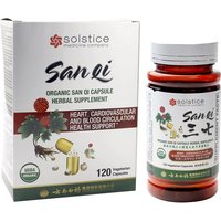 Yunnan Baiyao Organic San Qi Capsule, 120 Capsules, Solstice