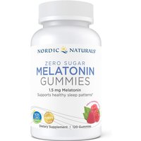 Zero Sugar Melatonin Gummies, Value Size, 120 Gummies, Nordic Naturals