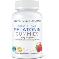 Zero Sugar Melatonin Gummies, 60 Gummies, Nordic Naturals