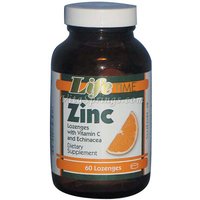 Zinc Lozenges with Vitamin C, 60 Tablets, LifeTime