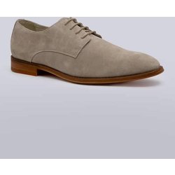emilio adani Herren Halbschuh aus Velours-Leder Beige regular uni