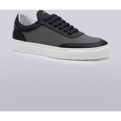 emilio adani Herren Sneaker aus Leder Blau regular uni