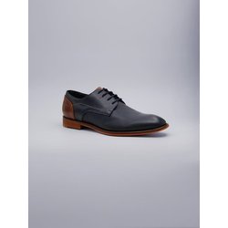 engbers Herren Business Schuh aus Leder Blau regular uni