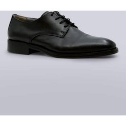 emilio adani Herren Business-Schuh aus Leder Schwarz regular uni