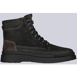 engbers Herren Boots aus Leder Grau regular uni