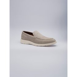 ENGBERS GERMANY Herren Loafer aus Veloursleder Beige regular uni