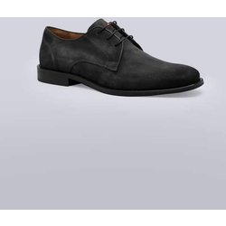 emilio adani Herren Halbschuh aus Leder Grau regular uni