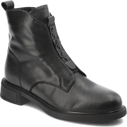 Schwarze Stiefeletten S.Barski Flache Schuhe