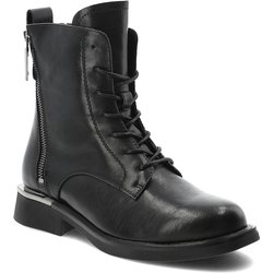 Schwarze Stiefeletten Vinceza Gefütterte Damenschuhe