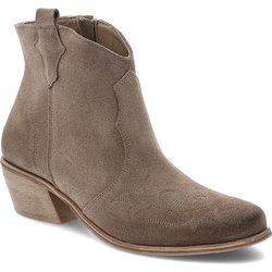 Beige Stiefeletten Armodo Aus Echtleder