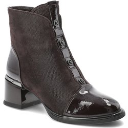 Dunkelrote Stiefeletten S.Barski Elegante Damenschuhe