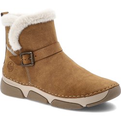 Braune Schneestiefel Rieker Gefütterte Damenschuhe