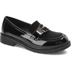 Schwarze Halbschuhe S.Barski Flache Schuhe