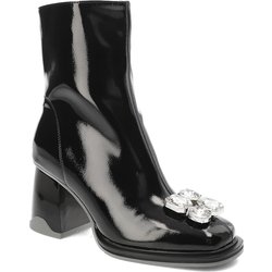 Schwarze Stiefeletten S.Barski Lackschuhe