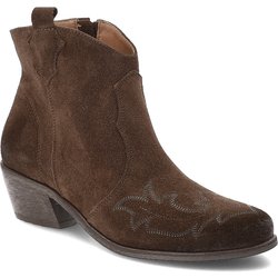 Braune Stiefeletten Armodo Aus Echtleder
