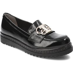Schwarze Halbschuhe Armodo Lackschuhe