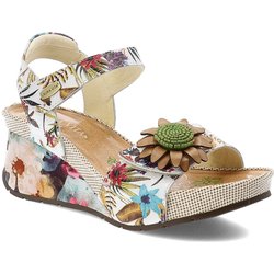 Beige Sandalen Laura Vita Elegante Damenschuhe