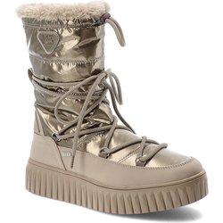 Beige Schneestiefel Marco Tozzi Gefütterte Damenschuhe