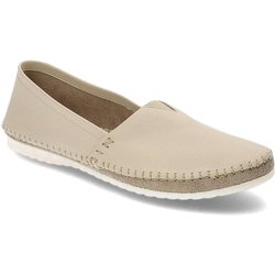 Beige Halbschuhe Armodo Bequeme Damen Lederschuhe
