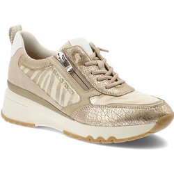 Goldene Sneakers Marco Tozzi Modische Damenschuhe