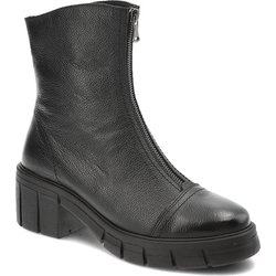 Schwarze Stiefeletten Armodo Reißverschluss-Schuhe