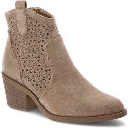 Beige Stiefeletten S.Barski Absatzschuhe