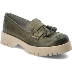 Grüne Halbschuhe Maciejka Modische Damenschuhe