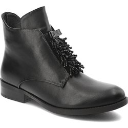 Schwarze Stiefeletten S.Barski Elegante Damenschuhe