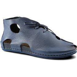 Dunkelblaue Schnürschuhe Maciejka Bequeme Damenschuhe
