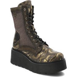 Goldene Stiefeletten Maciejka Aus Echtleder