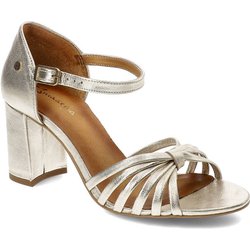 Goldene Sandalen Maciejka Elegante Lederschuhe