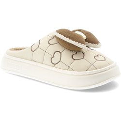 Beige Hausschuhe Filippo Gefütterte Damenschuhe