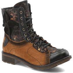 Orange Stiefeletten Maciejka Elegante Damenschuhe