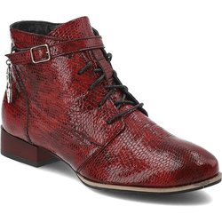 Rote Schnürschuhe Maciejka Elegante Damenschuhe