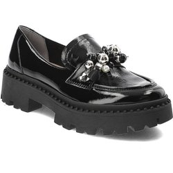 Schwarze Halbschuhe Armodo Modische Damenschuhe