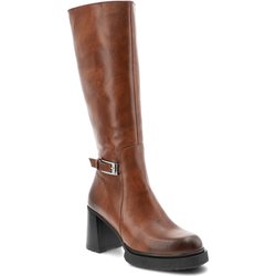 Braune Stiefel Armodo Echtlederschuhe