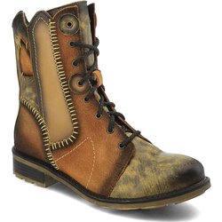 Gelbe Schnürschuhe Maciejka Elegante Damenschuhe
