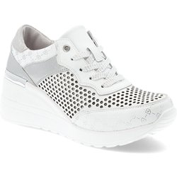Weiße Sneakers S.Barski Keilschuhe