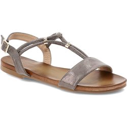 Graue Sandalen S.Barski Modische Damenschuhe