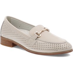 Beige Halbschuhe S.Barski Schlupfschuhe