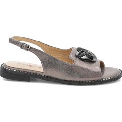 Graue Sandalen S.Barski Elegante Damenschuhe