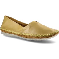 Gelbe Ballerinas Maciejka Bequeme Lederschuhe
