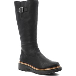 Schwarze Stiefel Rieker Reißverschluss-Schuhe
