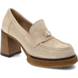 Beige Halbschuhe Armodo Absatzschuhe