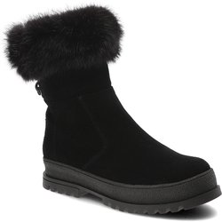 Schwarze Stiefeletten Armodo Gefütterte Damenschuhe