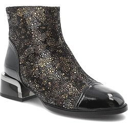 Schwarze Stiefeletten S.Barski Gefütterte Damenschuhe